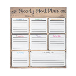 Weekselbordblok Notitieblok