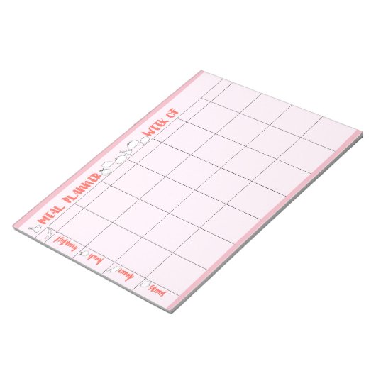 Weekselbordblok Notitieblok (Schuin)