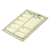 Weekselbordblok Notitieblok (Schuin)