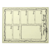 Weekselbordblok Notitieblok (Voorkant)