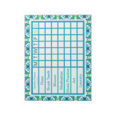 Weekselherinneringsplanner ADHD Boy's Mannen Notitieblok (Linkerzijde)