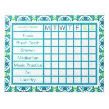 Weekselherinneringsplanner ADHD Boy's Mannen