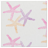 Weekstrand paars roze geel stof (Close Up)