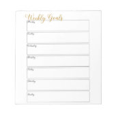 Weekstreefblad Notitieblok (Voorkant)