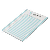 Weekstudieplanner Notitieblok (Schuin)