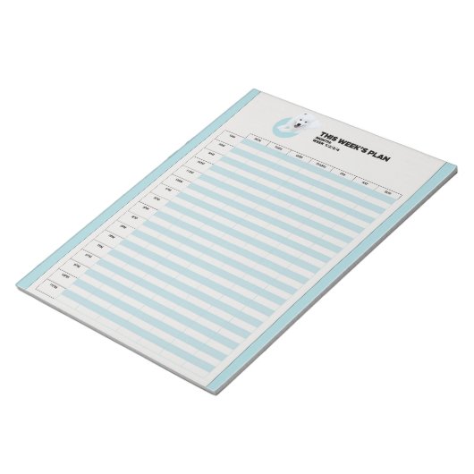 Weekstudieplanner Notitieblok (Schuin)