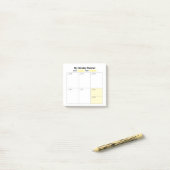Weekstudieplanner Post-it® Notes (Op bureau)