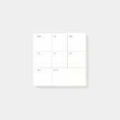 Weekstudieplanner Post-it® Notes (Voorkant)