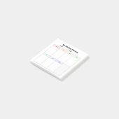 Weekstudieplanner Post-it® Notes (Schuin)