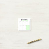 Weekstudieplanner Post-it® Notes (Op bureau)