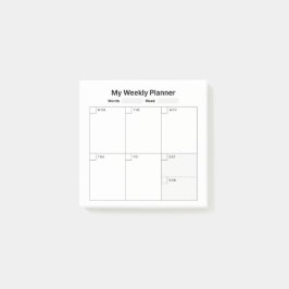 Weekstudieplanner Post-it® Notes