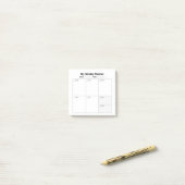 Weekstudieplanner Post-it® Notes (Op bureau)