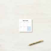 Weekstudieplanner Post-it® Notes (Op bureau)