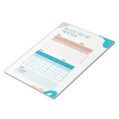 Weektest voor bloedsuiker notitieblok (Schuin)