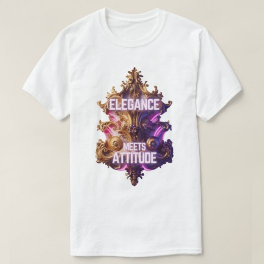  weelde - Elegantie ontmoet attitude T-shirt (Design voorkant)