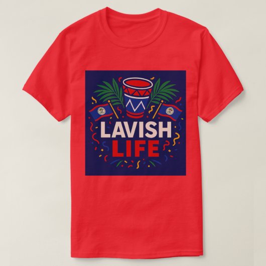 Weelderig Carnaval T-shirt Beperkte Editie (Design voorkant)