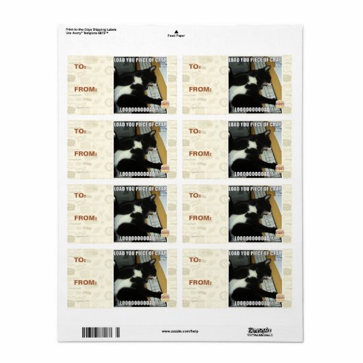 WEELDERIG ETIKET (Full Sheet)