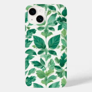 weelderig groen bladpatroon Case-Mate iPhone 14 hoesje