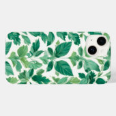 weelderig groen bladpatroon Case-Mate iPhone case (Achterkant (horizontaal))