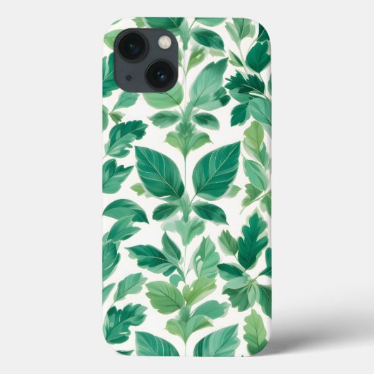 weelderig groen bladpatroon Case-Mate iPhone case (Achterkant)