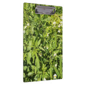 Weelderig groen bloemenveld klembord (Rechts)