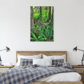 Weelderig Groen Bos Scenisch Canvas Afdruk (Insitu (Slaapkamer))