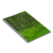 Weelderig groen boslandschap scène notitieboek (Rechterzijde)