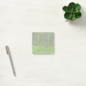 Weelderig groen boslandschap scène post-it® notes (Kantoor)