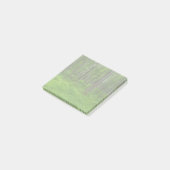 Weelderig groen boslandschap scène post-it® notes (Schuin)