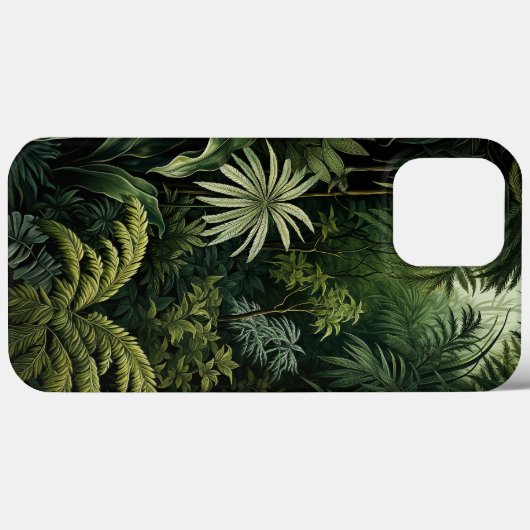 Weelderig groen tropisch bos Case-Mate iPhone case (Achterkant (horizontaal))