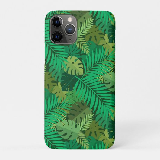 Weelderig groen tropisch jungleblad Case-Mate iPhone case (Achterkant)