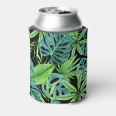 weelderig groen: tropisch Plant Blikjeskoeler (Blikje Achterkant)