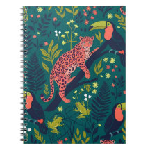 Weelderig Jungle Dierenpatroon