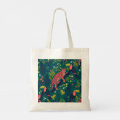 Weelderig Jungle Dierenpatroon Tote Bag (Achterkant)