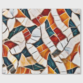 weelderig kristalmozaïek cadeaupapier (Vlak)