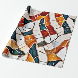 weelderig kristalmozaïek cadeaupapier