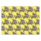 Weelderig  Lavendel Bloemen Geel Tafelkleed (Voorkant (Horizontaal))