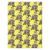 Weelderig  Lavendel Bloemen Geel Tafelkleed (Voorkant)