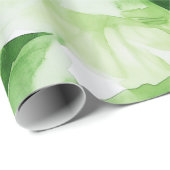 Weelderig levendig Oerwoud Bladpatroon Cadeaupapier (Rol Hoek)