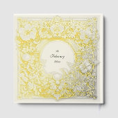 Weelderig Motief Atelier, bruiloft Gastenboek (Achterkant)