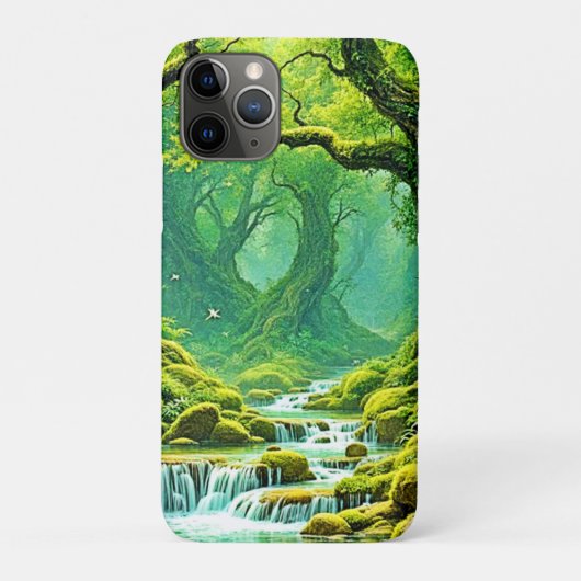 Weelderig Oerwoud Waterval Bliss Case-Mate iPhone Case (Achterkant)