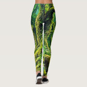 Weelderig Oerwoud Waterval Bliss Leggings (Achterkant)