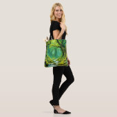 Weelderig Oerwoud Waterval Bliss Tote Bag (Op model)