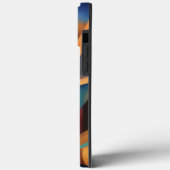 Weelderig ontwerp: Luxe kleur iPhone Case (Achterkant / Links)