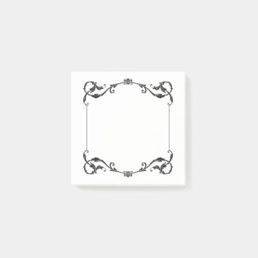 Weelderig ontwerp uit de periode omlijst post-it® notes (Voorkant)
