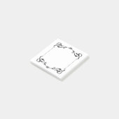 Weelderig ontwerp uit de periode omlijst post-it® notes (Schuin)