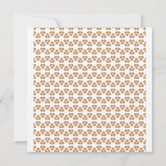 Weelderig Patroon Huwelijksjubileum Kaart (Achterkant)