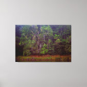 WEELDERIG REGENWOUD 40x60 Canvas Afdruk (Voorkant)