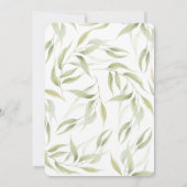 Weelderig roze pioenrozen Waterverf bloemig Vrijge Kaart (Achterkant)