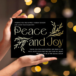 Weelderig Soirée Folie Company Zakelijke Kerstkaar Feestdagenkaart